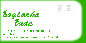 boglarka buda business card